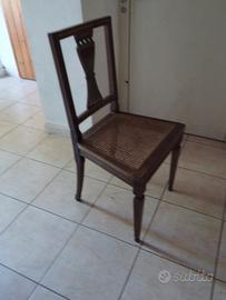 sedie in paglia di Vienna 