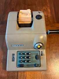 Calcolatrice manuale vintage Olivetti Summa 15