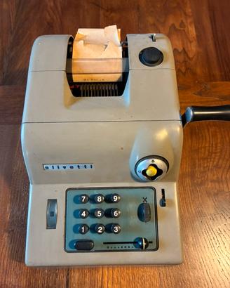 Calcolatrice manuale vintage Olivetti Summa 15