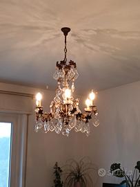 Lampadario fine anni 60