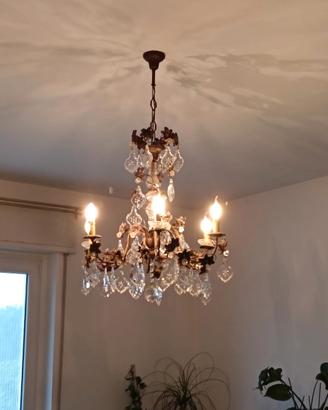 Lampadario fine anni 60