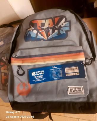 Zaino Star Wars Karacter Mania nuovo 