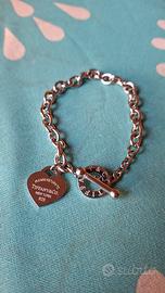 Bracciale Tiffany Heart Tag con chiusura toggle