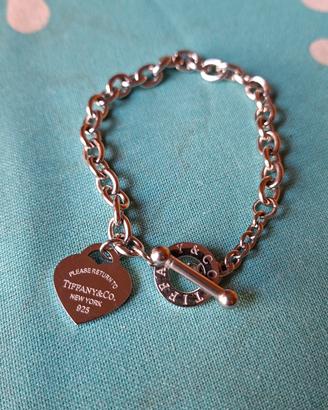 Bracciale Tiffany Heart Tag con chiusura toggle