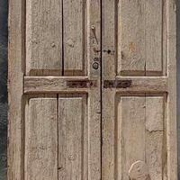 PORTA di campagna con entrata gatto