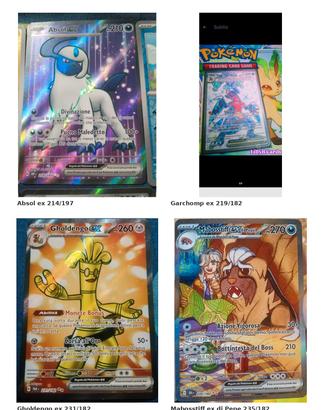💥4 CARTE POKÉMON MITICHE 