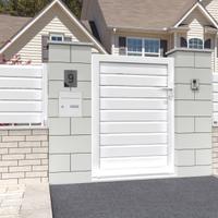 Cancello pedonale in alluminio PRIVACY in kit