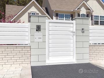 Cancello pedonale in alluminio PRIVACY in kit