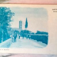 SARTEANO TORRE CAMPANARIA CARTOLINA 1910 ca.
