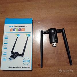 Antenna USB WiFi Adattatore 1200mb