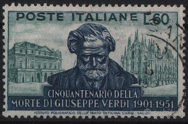 1951 - 50º  della morte di Giuseppe Verdi