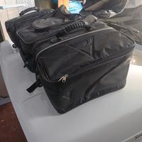 set 3 valigie borse moto