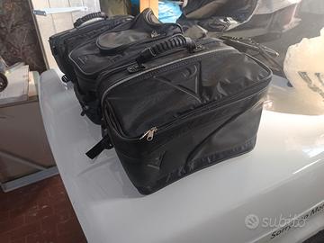 set 3 valigie borse moto