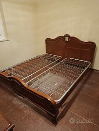 letto in noce struttura 