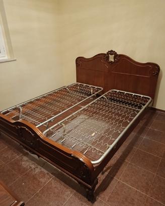 letto in noce struttura 