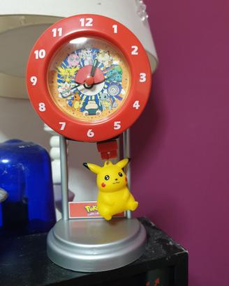 Orologio Pendolo Pokémon Pikachu Zeon Anni 90