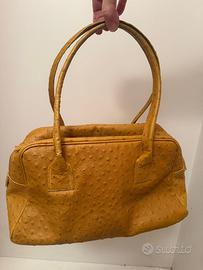 Borsa in pell di Struzzo anni 80
