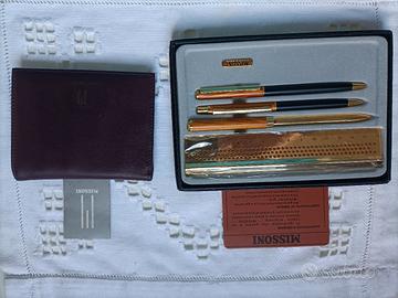 Portafoglio e kit scrivania Missoni certificato