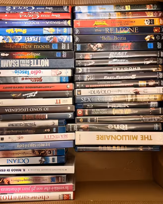 Lotto DVD e Blu‑ray originali –