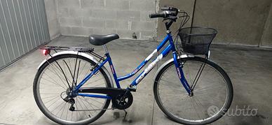 bici Esperia 28 donna blu