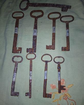set chiavi antiche