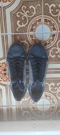 scarpe Nero giardini in camoscio