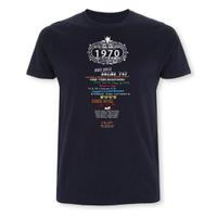 T-shirt XS S M L XL nuova 100% cot biologico *1970