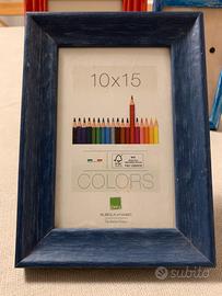 Set cornici in legno di vari colori