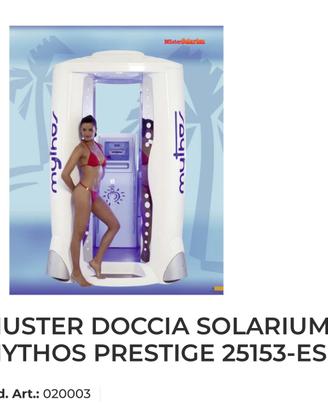 Doccia solarium alta pressione mythos prestige
