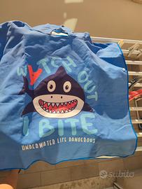 Accappatoio a poncho bambino