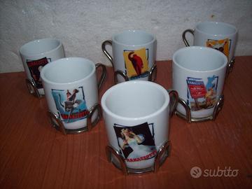 6 tazzine /bicchierini ramazzotti