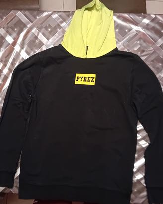 felpa pyrex taglia M nera