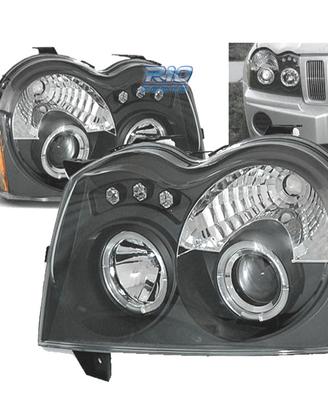 FARI OCCHI ANGEL LED JEEP GRAND CHEROKEE 05-08 NER