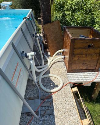 piscina con tutti i vari accessori