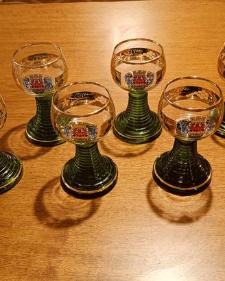 Set 6 Calici Vino Vintage Römer / Roemer