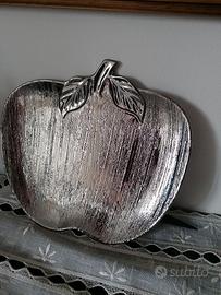 Piatto In ceramica e rivestimento silver