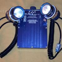 Luci e batteria macchina fotografica o videocamera