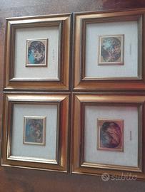 4 quadri quattro  stagioni comprati in oreficeria 