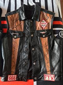 Gilet Biker,  Vera Pelle. Vari Modelli