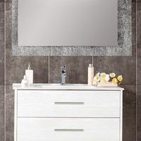 Mobile da bagno 90cm bianco frassinato