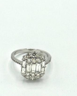 Anello oro bianco 18 kt