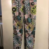 pantalone fiorato di Massimo Rebecchi taglia 44