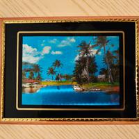 Quadretto tema esotico 