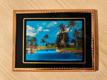 Quadretto tema esotico 