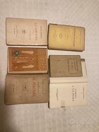 GABRIELE D’ANNUNZIO, 6 libri d’epoca