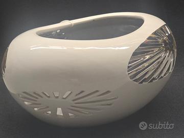 VASO SMALTATO OVALE 30CM