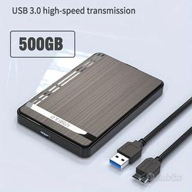 HDD ESTERNO 500 GB PER PC/MAC/PS/XBOX