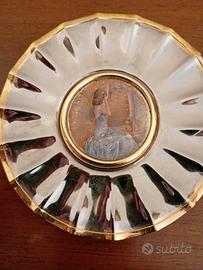 Piattino decorativo vintage Gold&Silver Lorenzi 