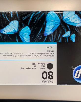 Cartuccia HP 80 toner black nero 350ml