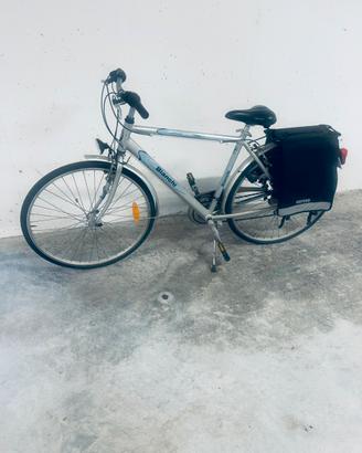 Bici Uomo Bianchi 28” Alluminio City + Borse Oxfor